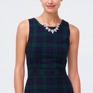 J. Crew Plaid Wool Dress - Size 6